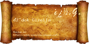 Ádok Gizella névjegykártya